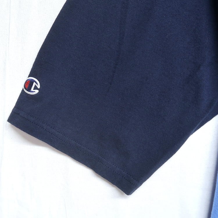 古着 Champion チャンピオン ラグランTシャツ 無地 ロングスリーブT