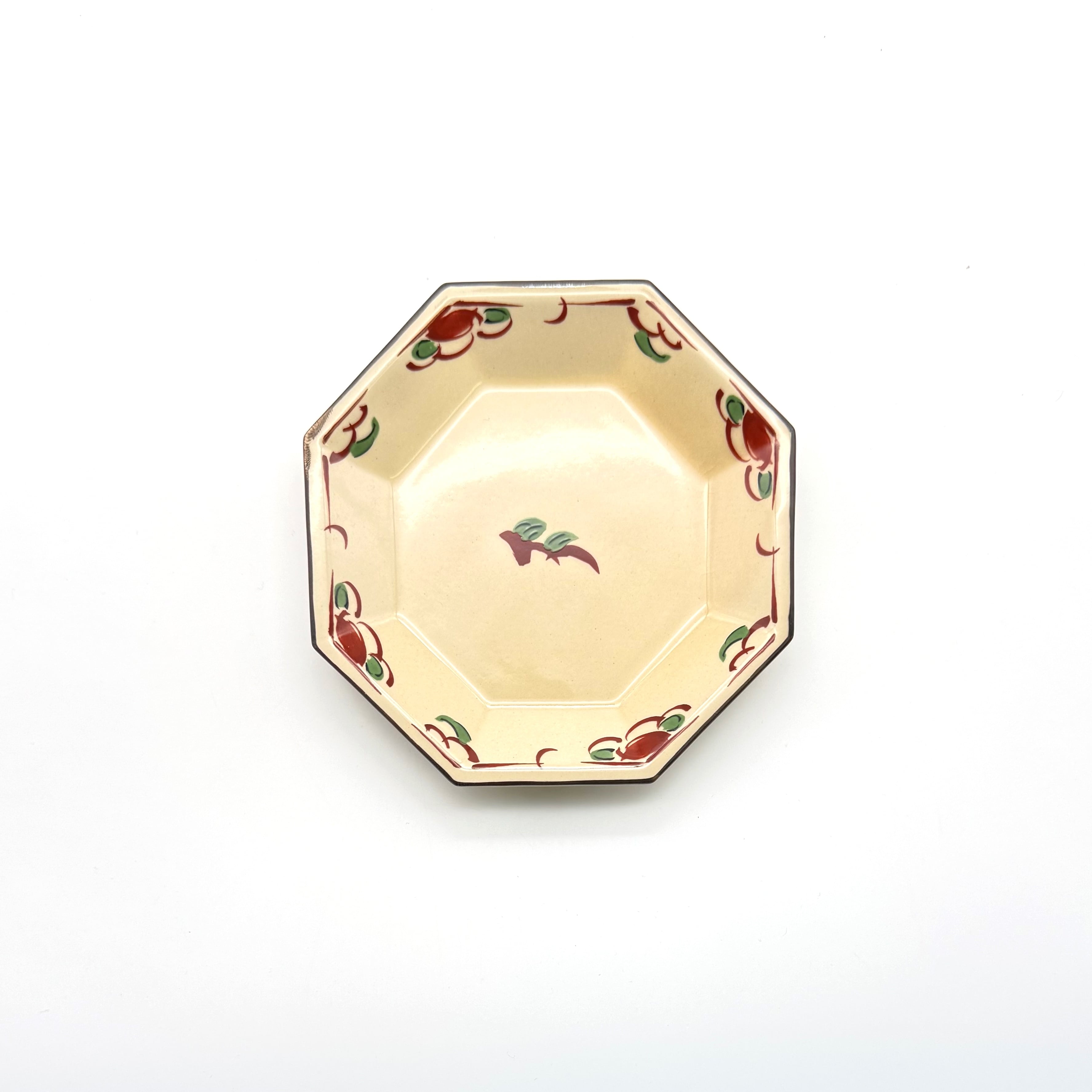 SALE】古赤絵 八角小皿 (アウトレット) | 24to3［西富陶磁器オンライン