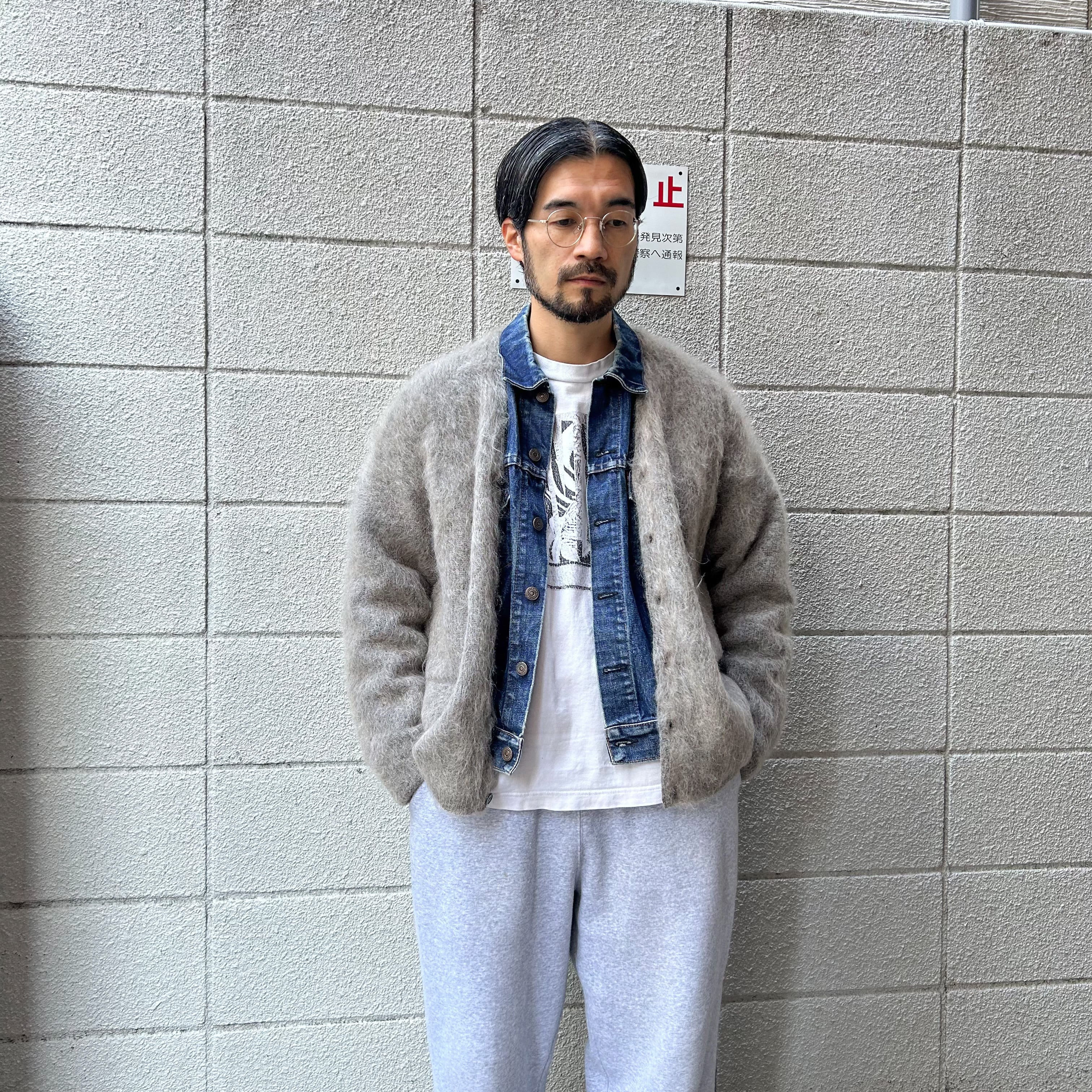 A.R.P.®︎ Premium Classic Mohair Cardigan W/Pocket Grayge A.R.P.®︎ Premium Classic Mohair Cardigan W/Pocket Grayge