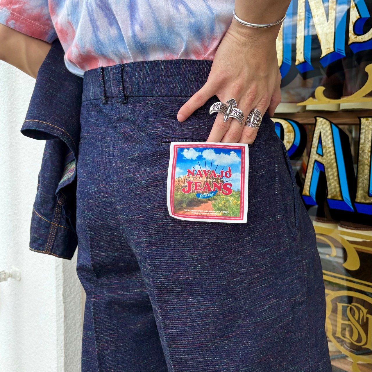 ツイタチ【TUITACI】INLAY DENIM TROUSER “Morenci” (Indigo) - 10
