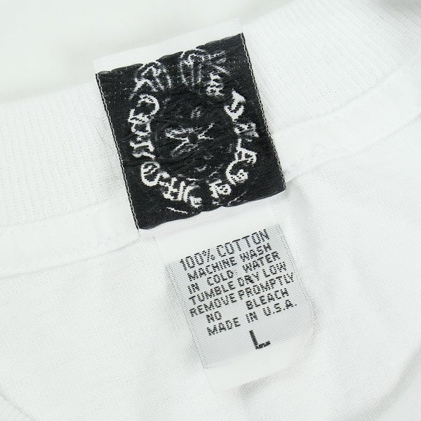 Size【L】 CHROME HEARTS クロム・ハーツ T-BAR S/S TEE WHITE Tシャツ