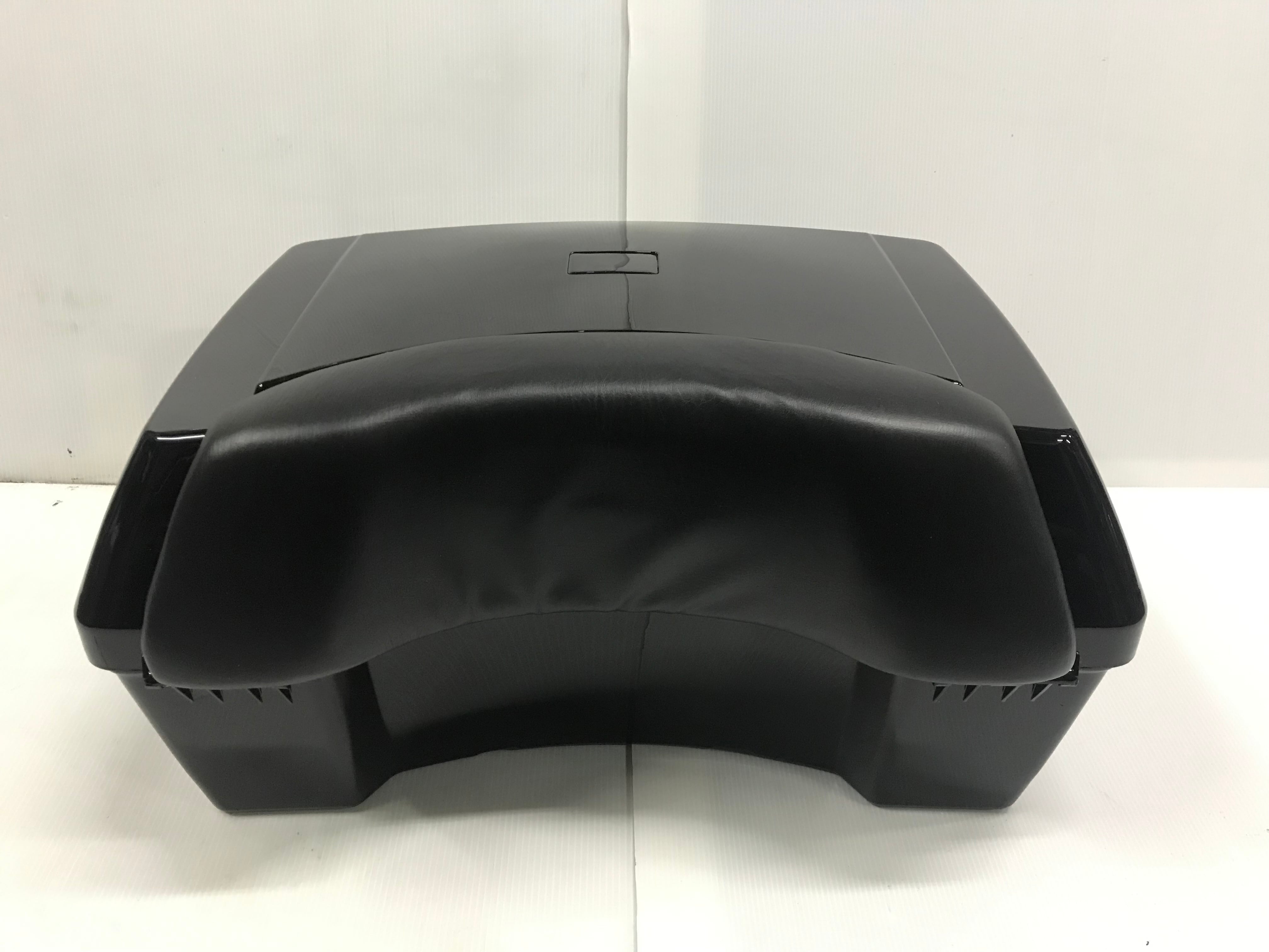 フュージョン/ヘリックスなどに 汎用 トランクボックス 50ℓ リヤボックス ブラック - 画像3