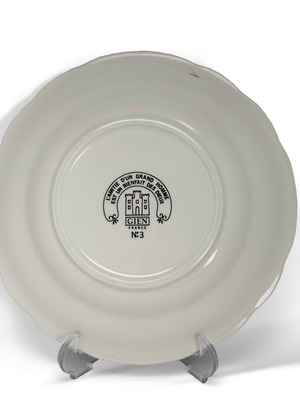 ヴィンテージ雑貨 GIEN（ジアン）REBUS（判じ絵）プレート No.3