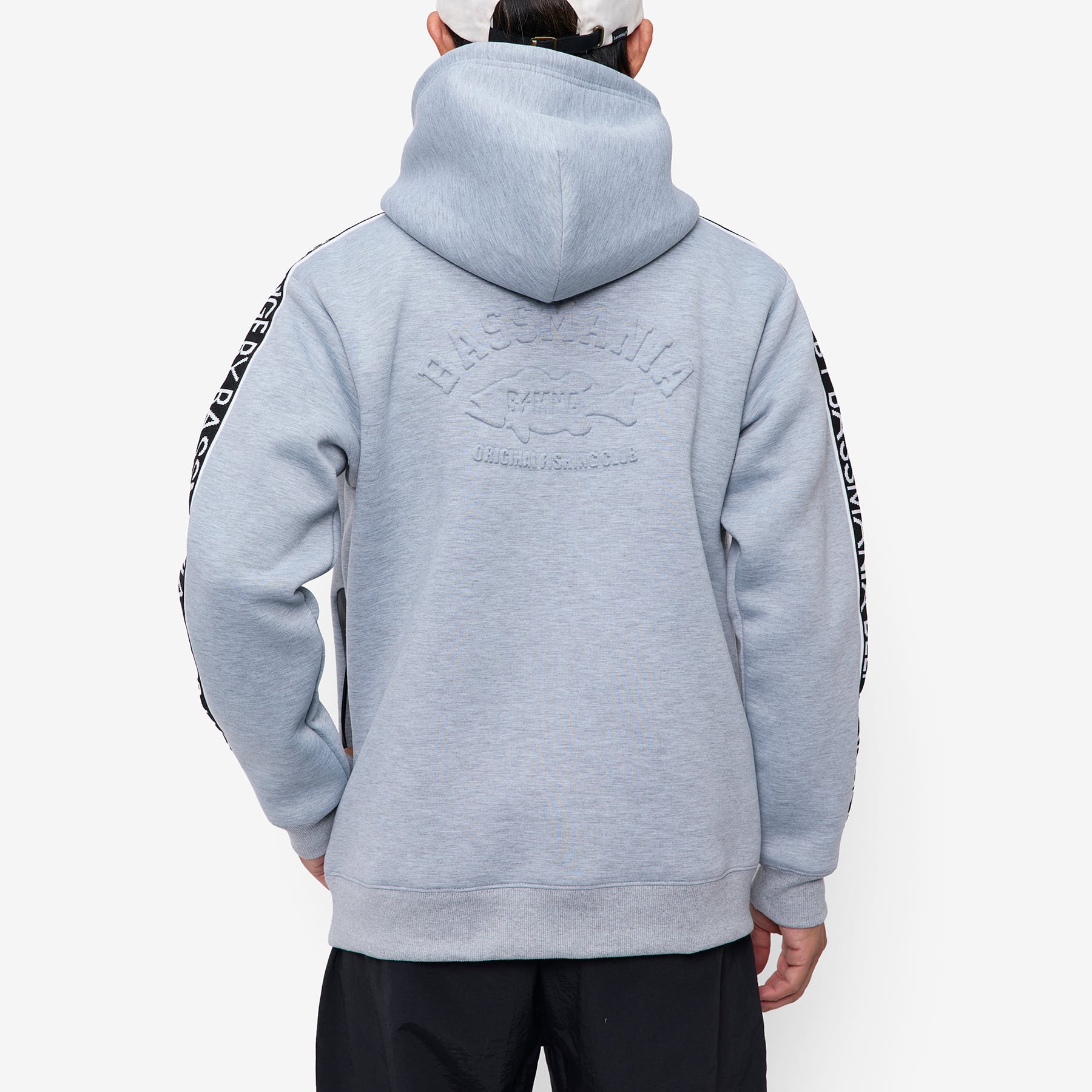 Emboss Logo Sponge Bonding Zip ［GRY］［LIMITED］ | bassmania.jp