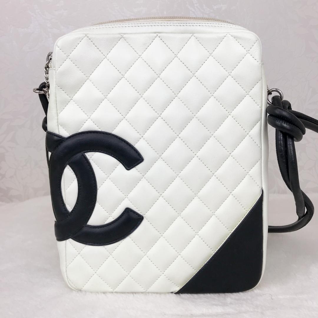 CHANEL　カンボンライン　ショルダーバッグ