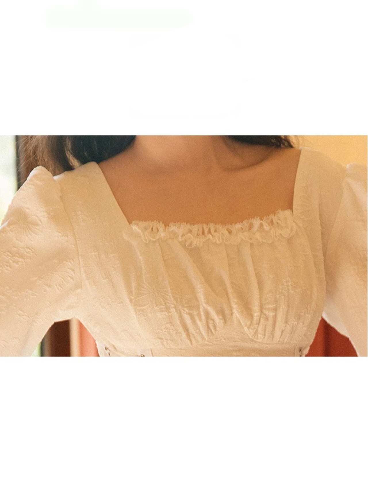 【0177】Simple Corset Style Princess Long Sleeve Dress