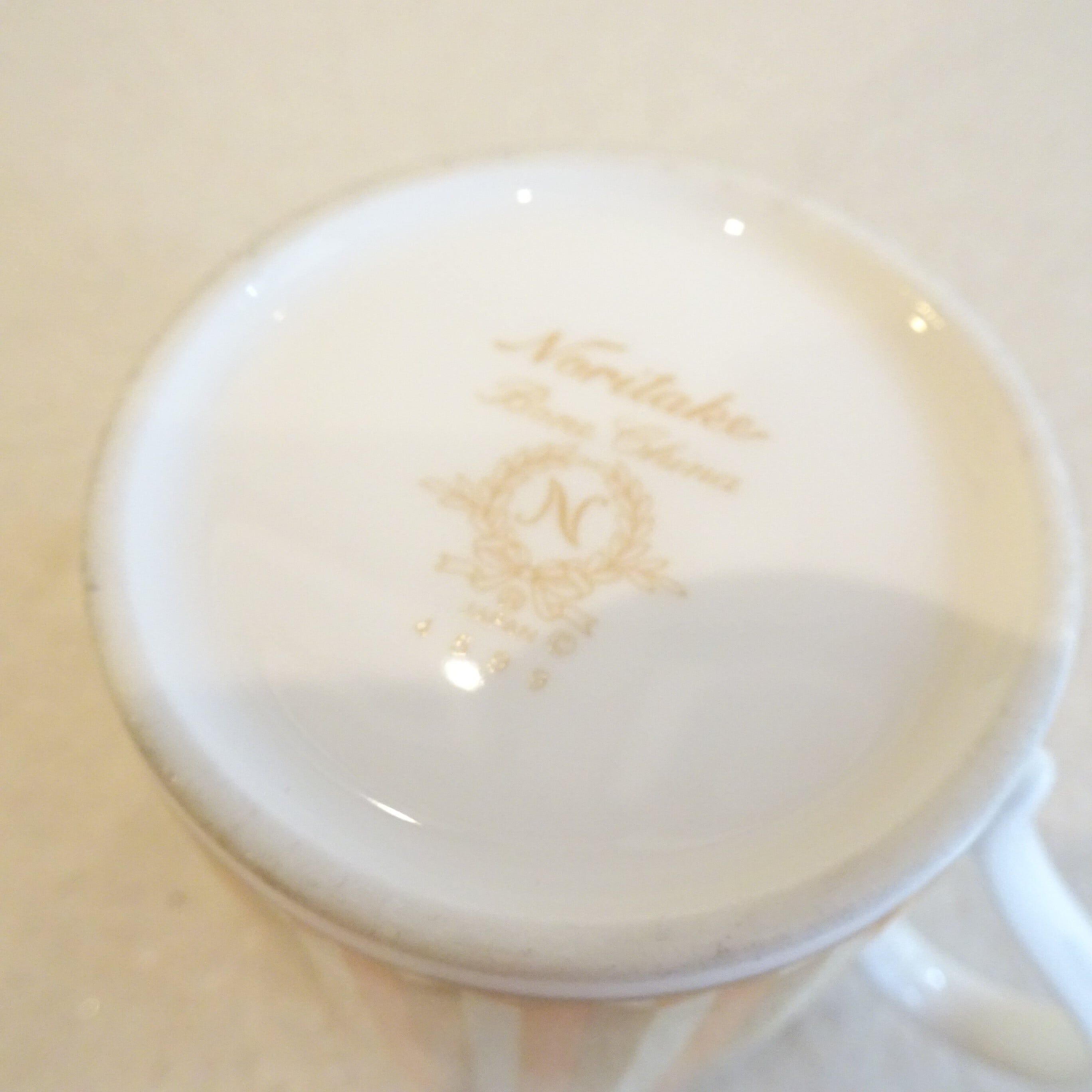 ノリタケ オレンジストライプのカップ＆ソーサー | 純喫茶家具の村田商會