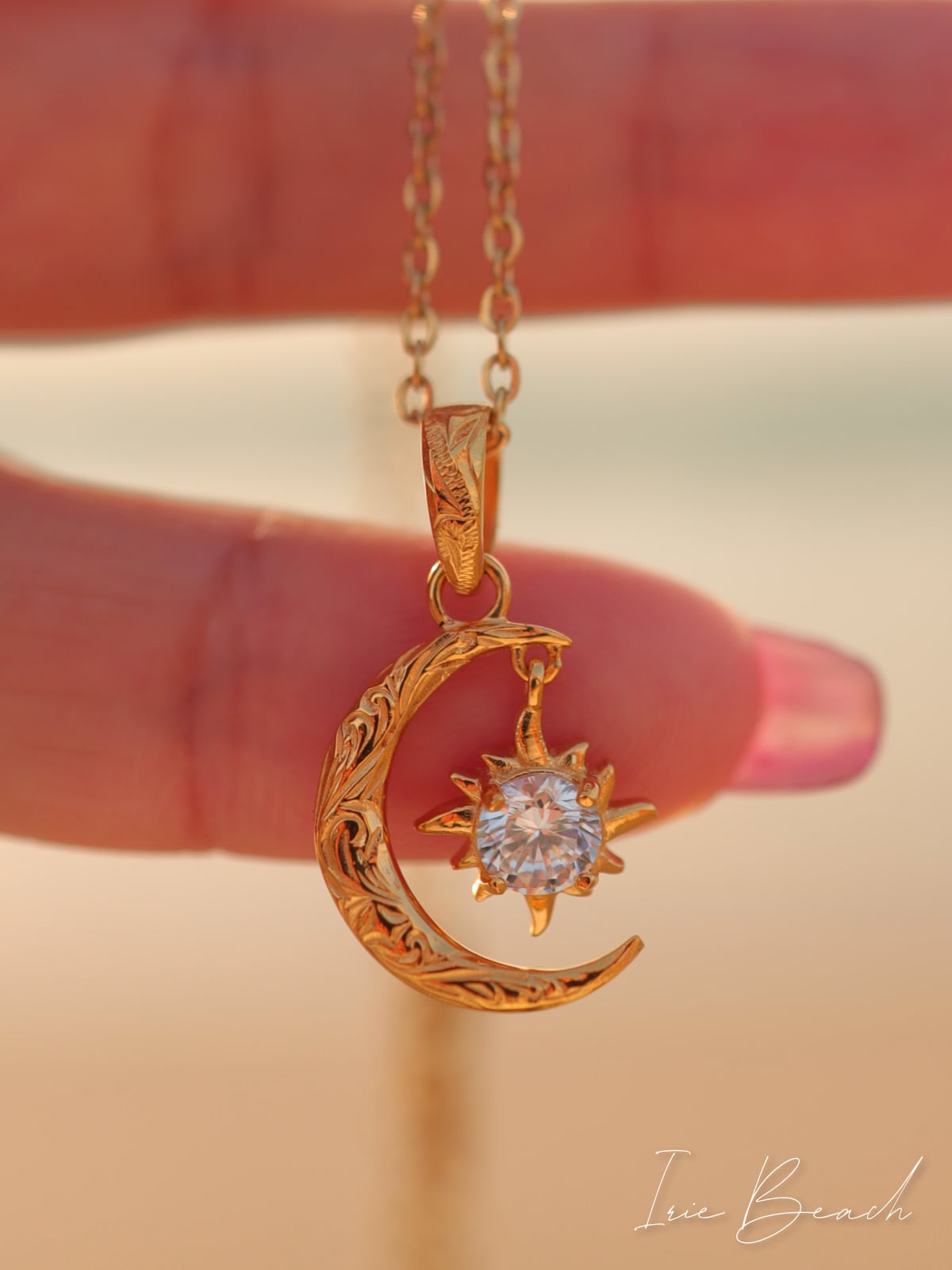 sun and moon necklace | IRIEBEACH sun and moon necklace | IRIEBEACH