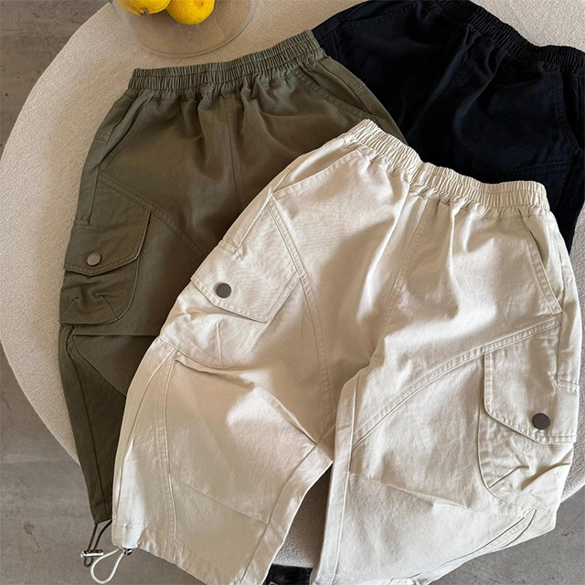 [90-140cm] 3色展開 カーゴパンツ