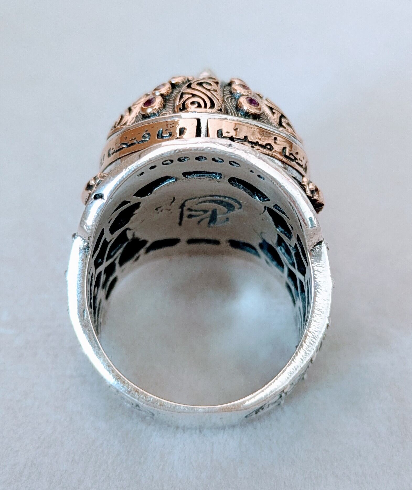 メンズ ハンドメイド リング（兜）925silver | HAYAT TURKISH STYLE