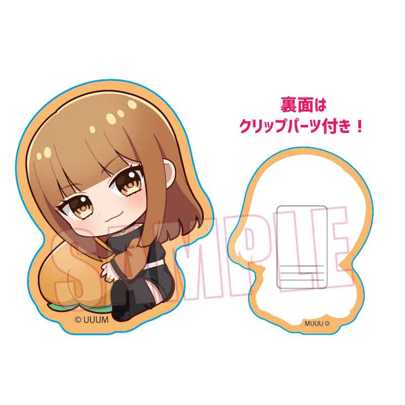 カラフルピーチ ぎゅぎゅっとアクリルクリップ/えと