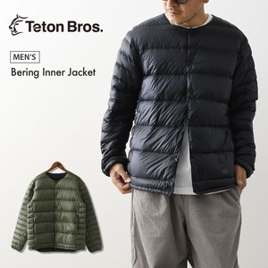 TETON BROS.  [ティートンブロス] Bering Inner Jacket [TB263-160] ベーリングインナージャケット・インナーダウン・リサイクルナイロン・ラウンドネック・スナップボタン・防寒・保温・軽量・MEN'S [2026AW]