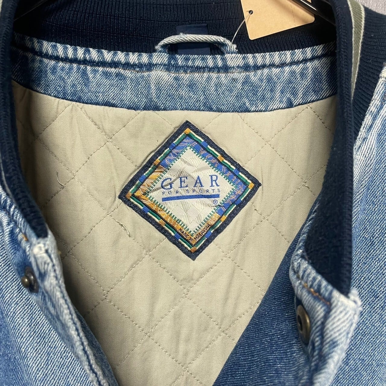 GEAR デニムスタジャン XL 刺繍 | 古着屋OLDGREEN