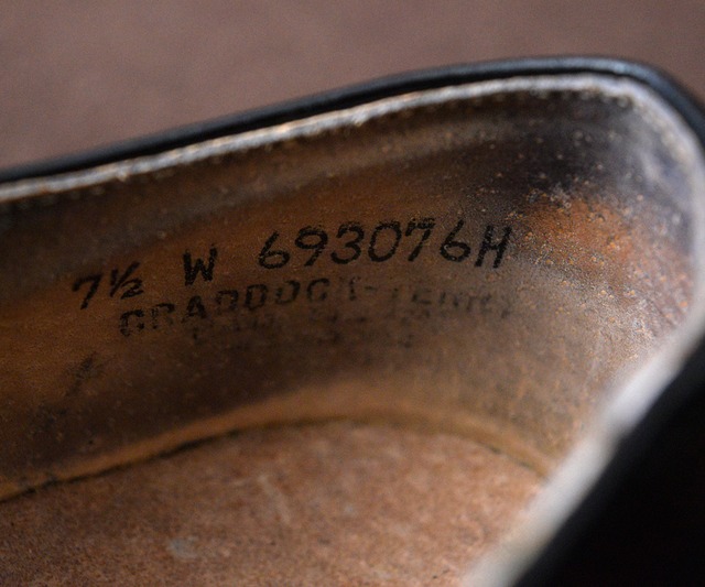 80s CRADDOCK-TERRY US NAVY SERVICE SHOES 7.5W