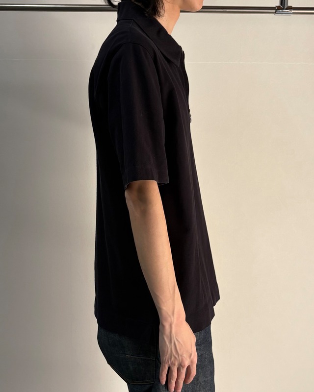 【Salvatore Ferragamo】half zip polo shirt