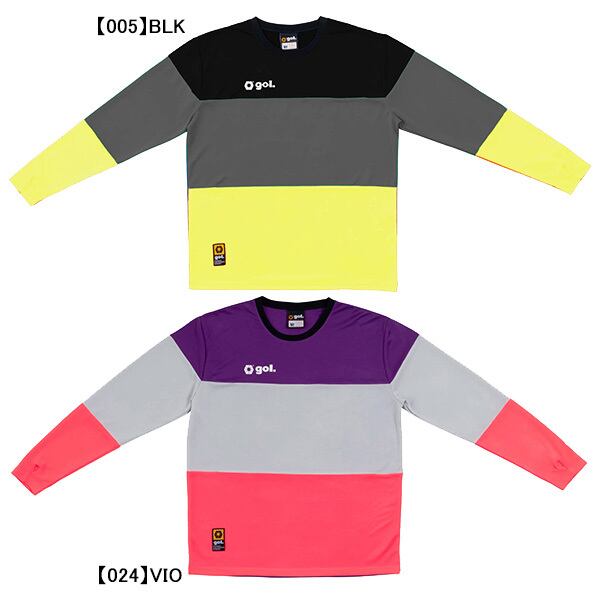 gol. / 長袖プラシャツトレス(ブラック)