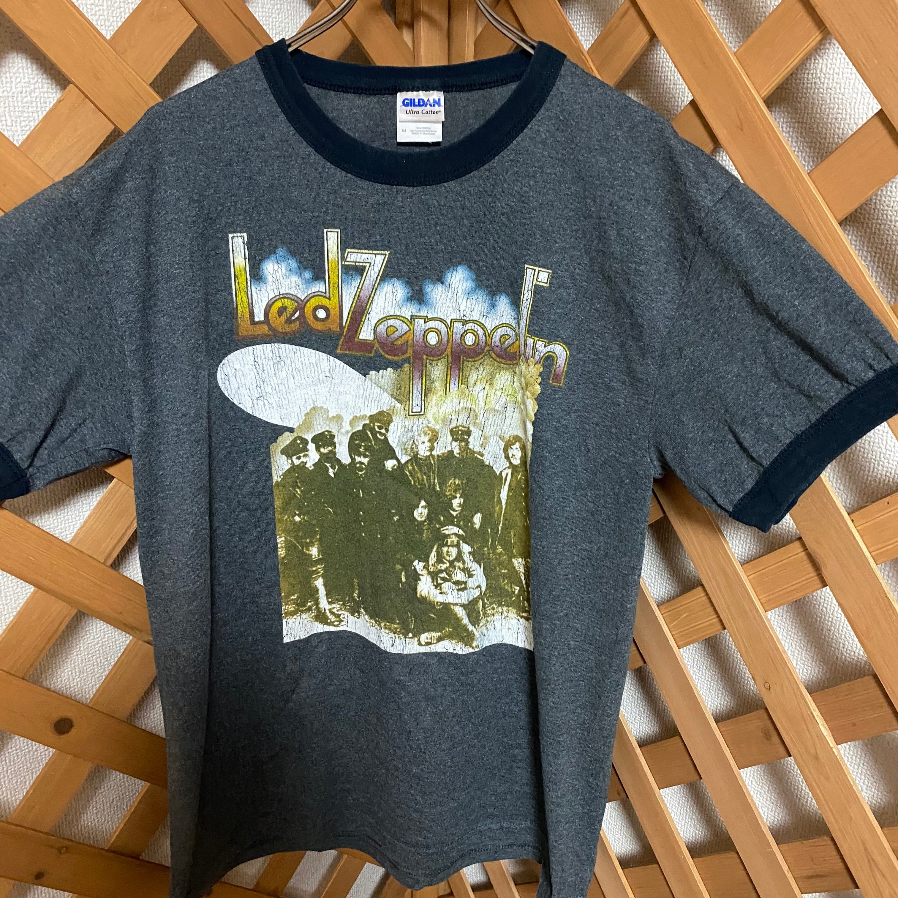 希少カラー　レッドツェッペリン led zeppelin バンドt　tシャツ