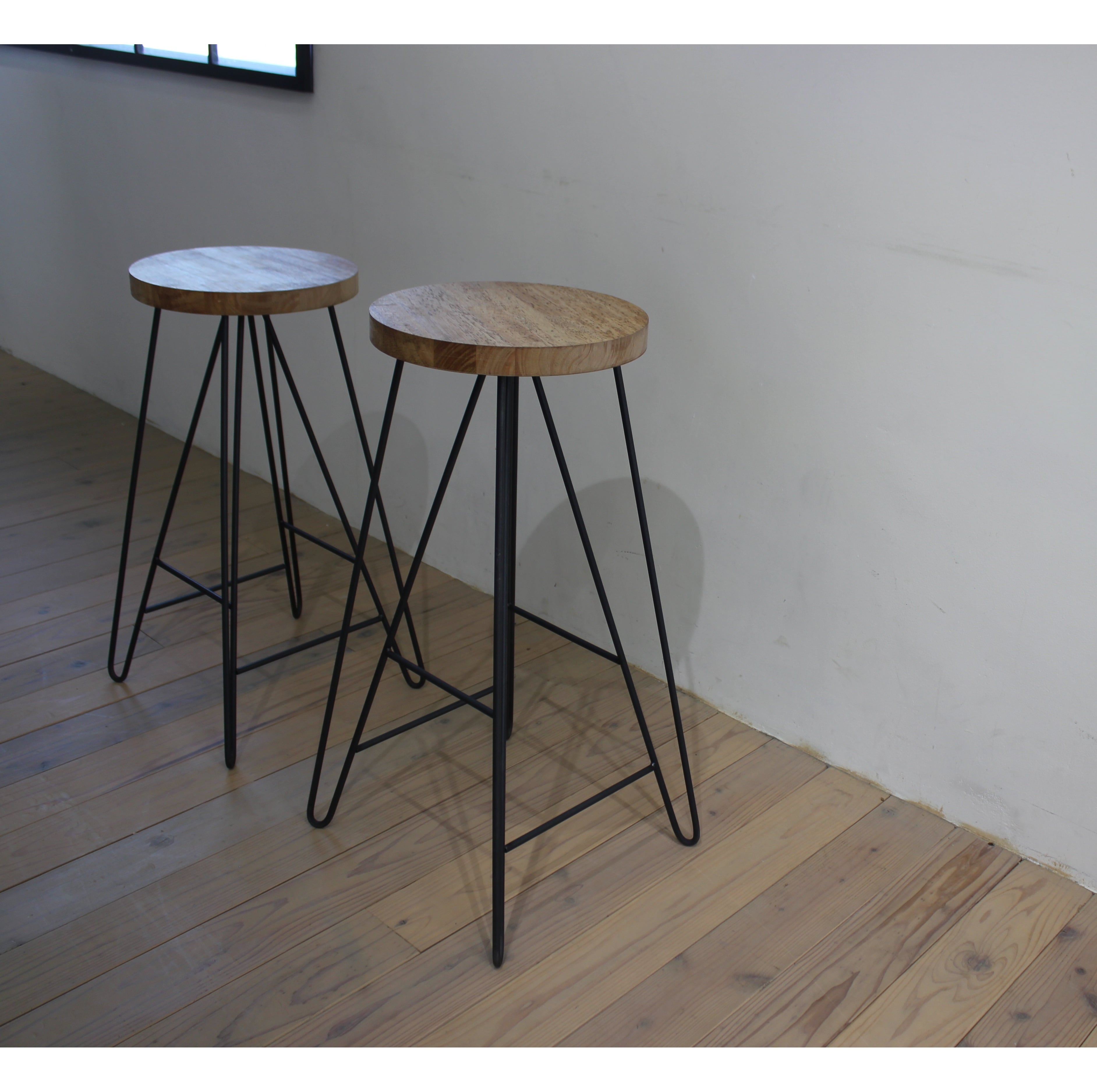 ◇パンケット◇(panchetto) オークとアイアンのカウンターチェア