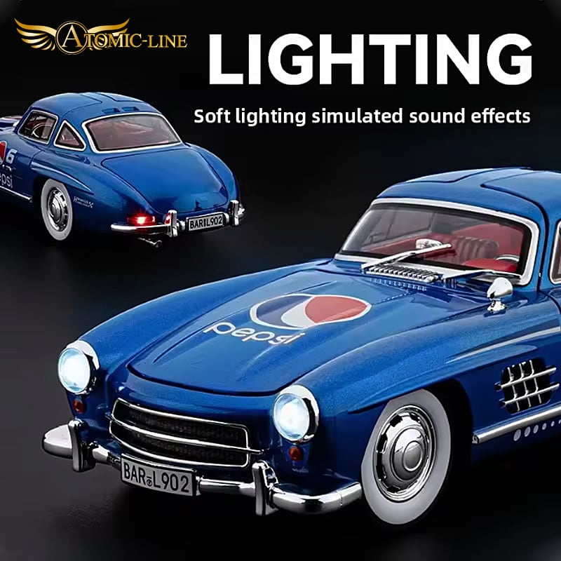 300SL ミニカー ベンツ メルセデス ベンツ 300SL クーペ 1/24 ミニカー 全2色 エンジン