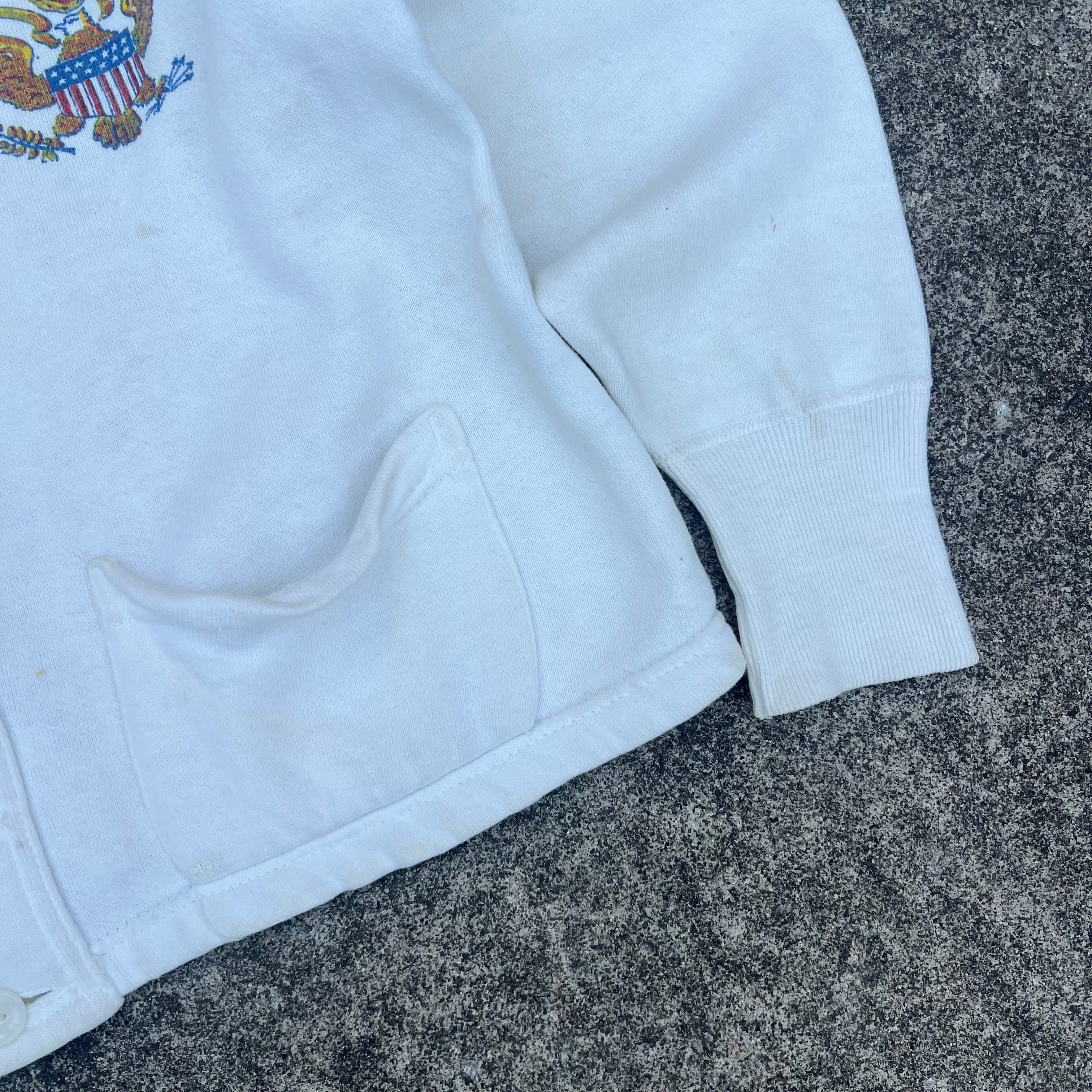 50s US.ARMY Sweat Cardigan スウェットカーディガン MILLTARY
