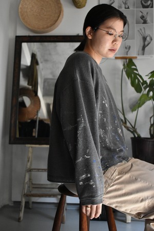 90’s “painter cotton sweat” “JUNK” size ladies M