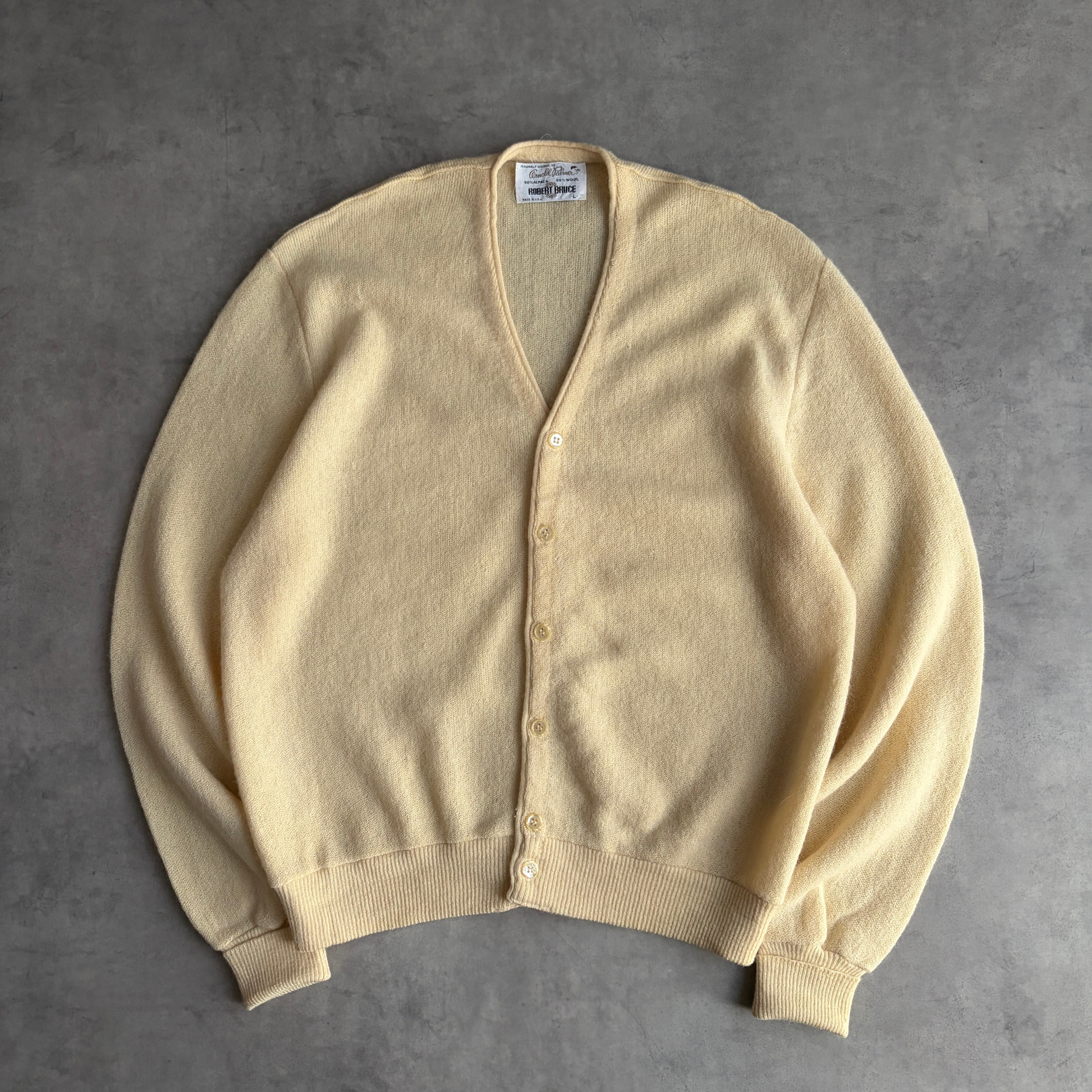 70s ROBERT BRUCE アルパカ混カーディガン M 70s ROBERT BRUCE アルパカ混カーディガン M 60s ROBERT BRUCE ALPACA