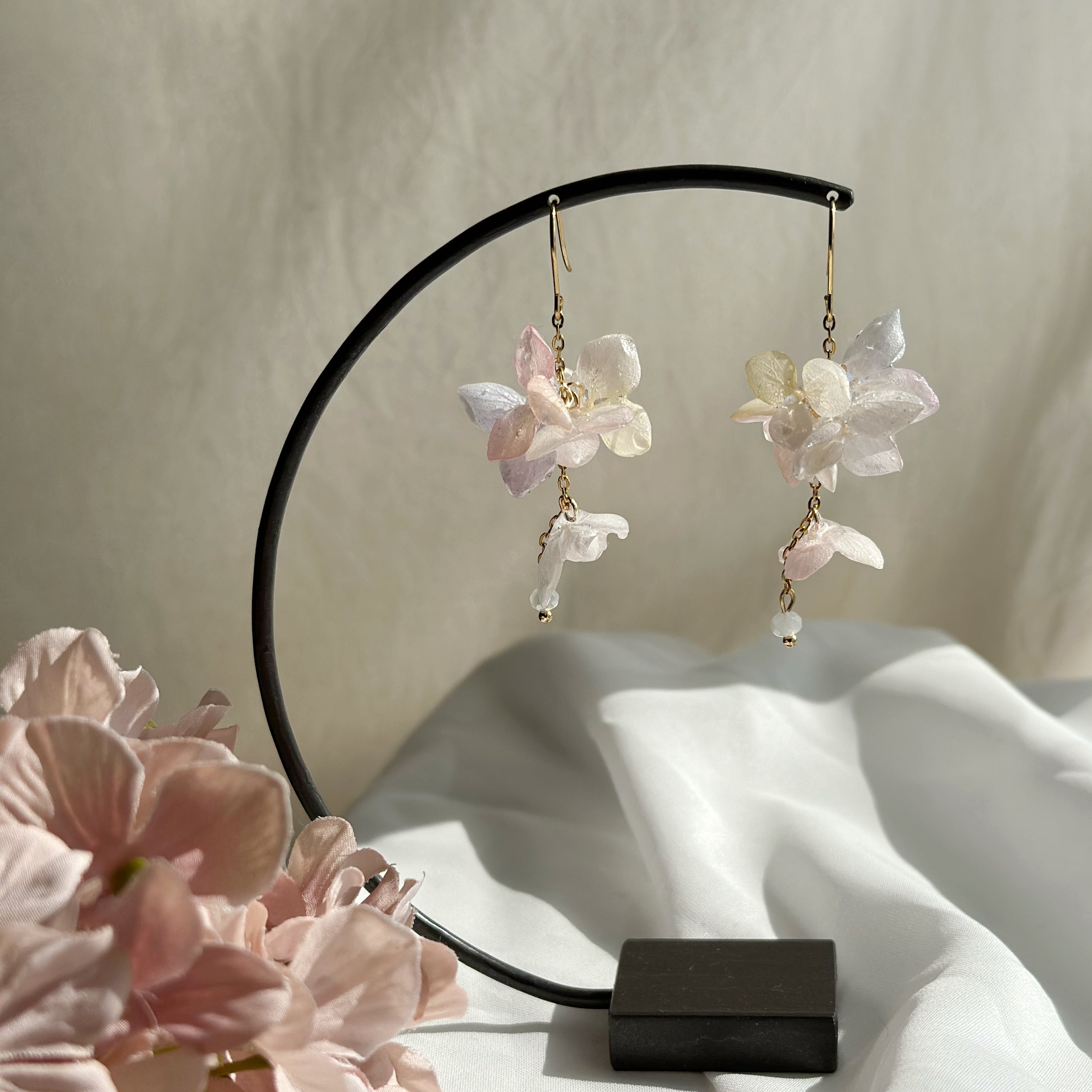 dolce（再販）～本物の紫陽花～ピアス・イヤリング
