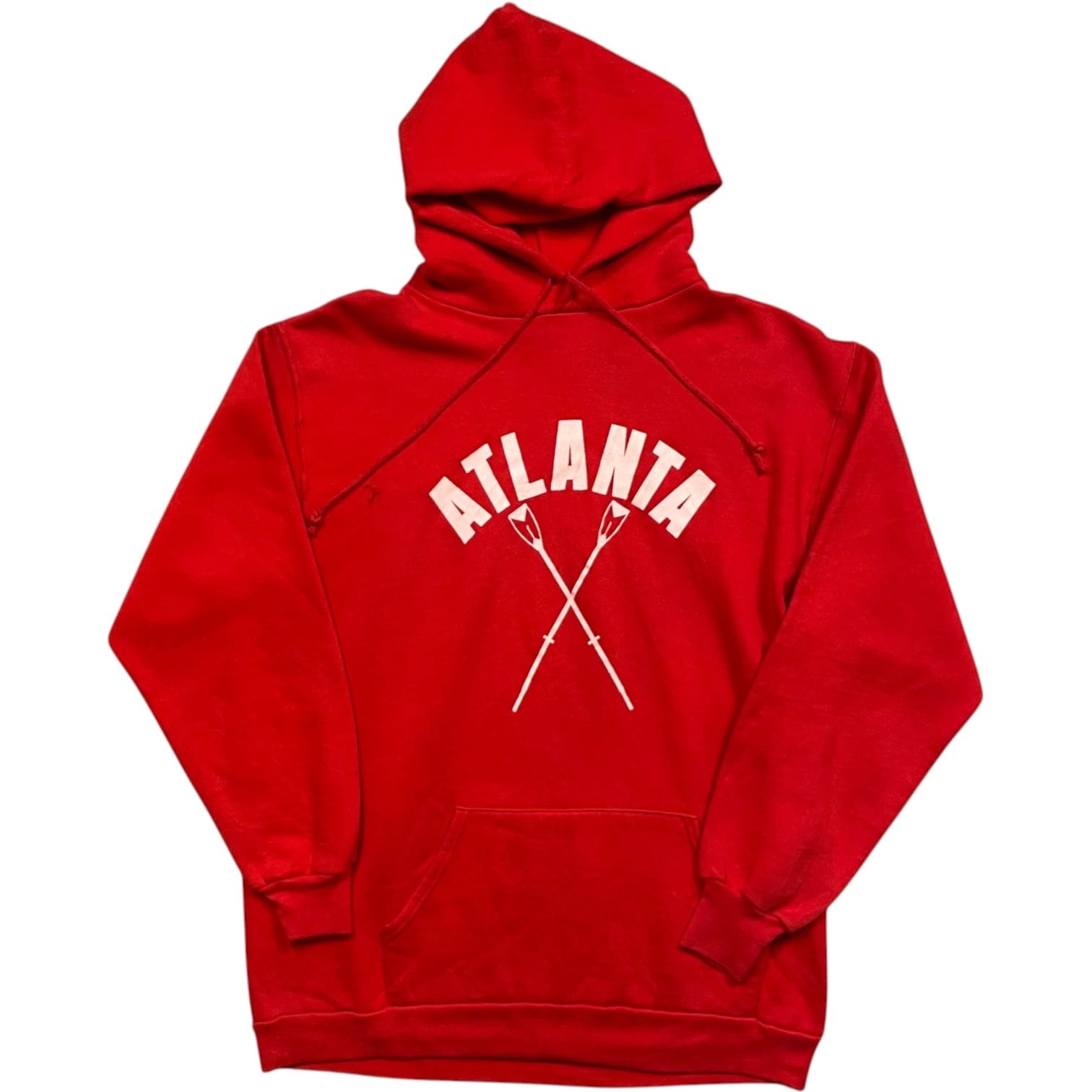 《XL》 russell athletic ラッセルアスレチック スウェット プリント 色落ち フェード レッド USA製 90年代 vintage no.9932