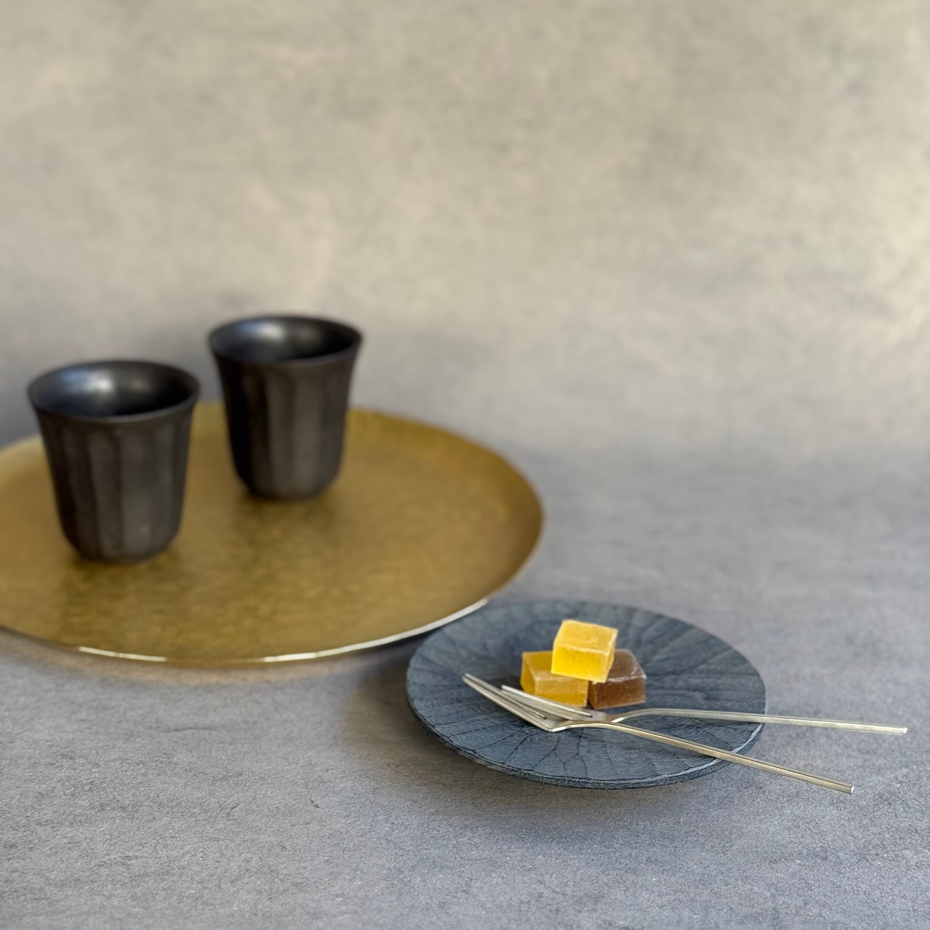 奥澤華 大皿 (真鍮) | gallery 一白