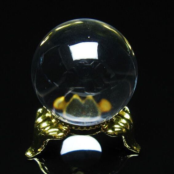 水晶 丸玉 30mm 一点物 141-7686