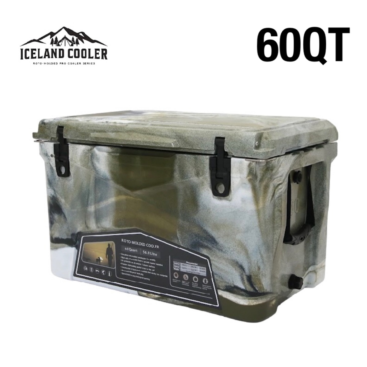 デザートカモフラージュ ICELANDCOOLER アイスランドクーラーボックス 