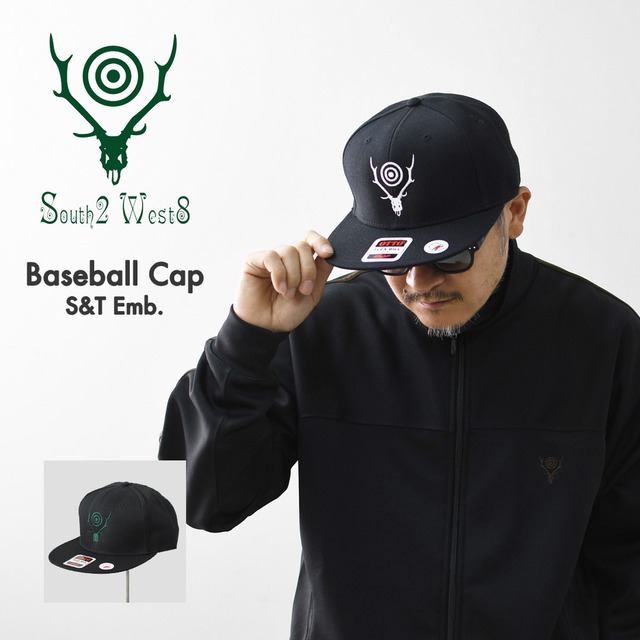 SOUTH2 WEST8 [サウスツーウエストエイト] Baseball Cap - S&T Emb. [RW530] ベースボールキャップ・スカル&ターゲット・キャップ・アウトドアキャップ・おしゃれキャップ・アウトドア・キャンプ・MEN'S / LADY'S [2025AW]