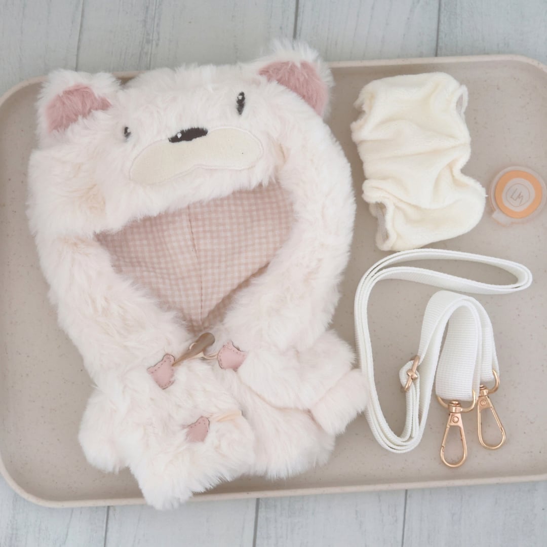 20cm ぬい服 着せ替え ぬいぐるみ服 ストラップ もこもこ ぬい活 推し