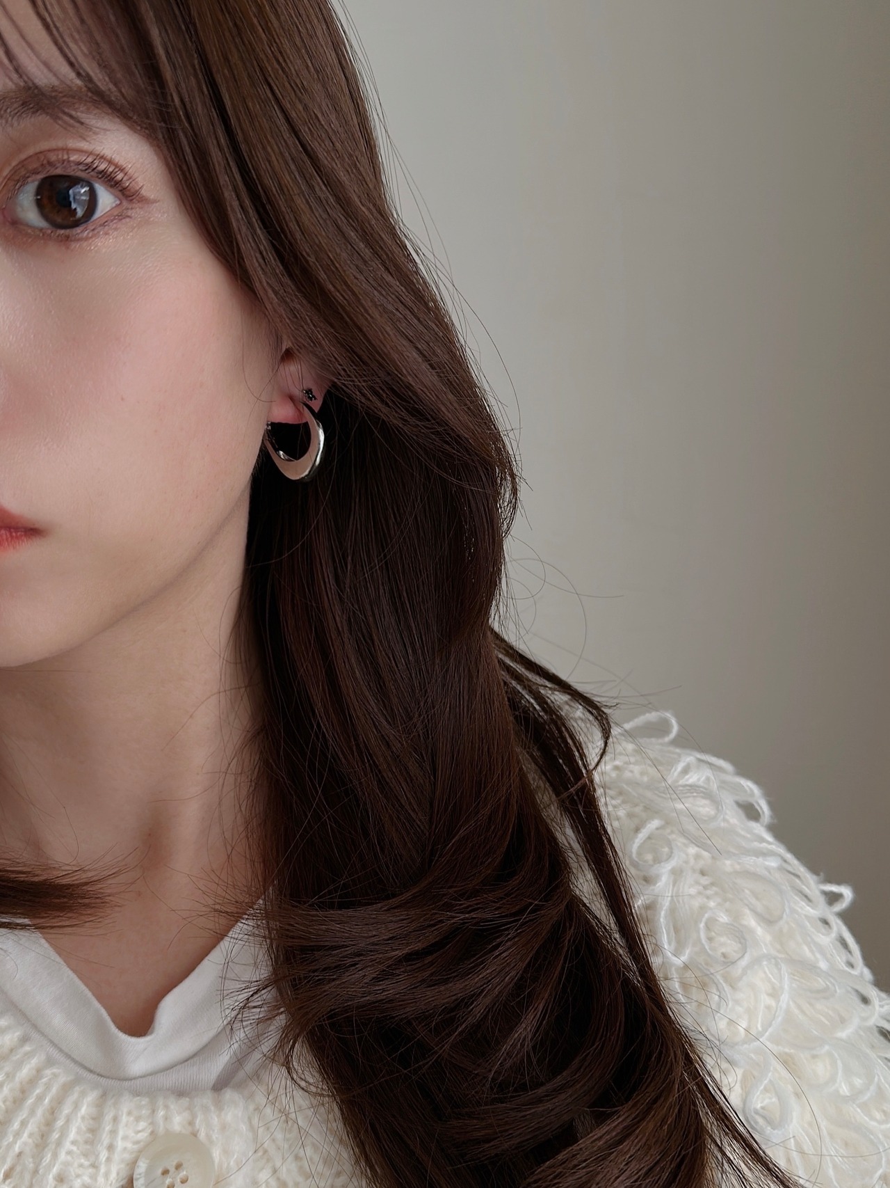 S925 ストレートニュアンスピアス