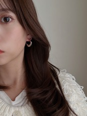 S925 ストレートニュアンスピアス