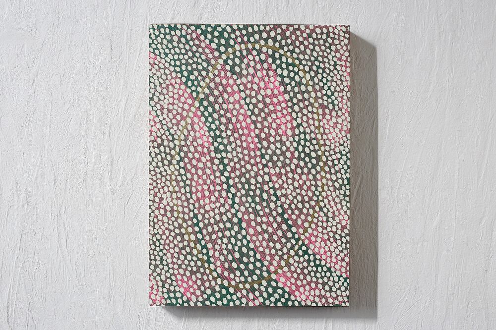 A4 木製パネル「ドット21」 M-166