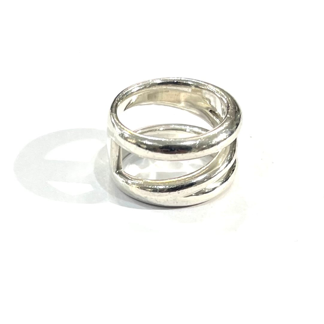 TIFFANY&CO】【10号】2757 ティファニーアンドコーWフェイス シルバー