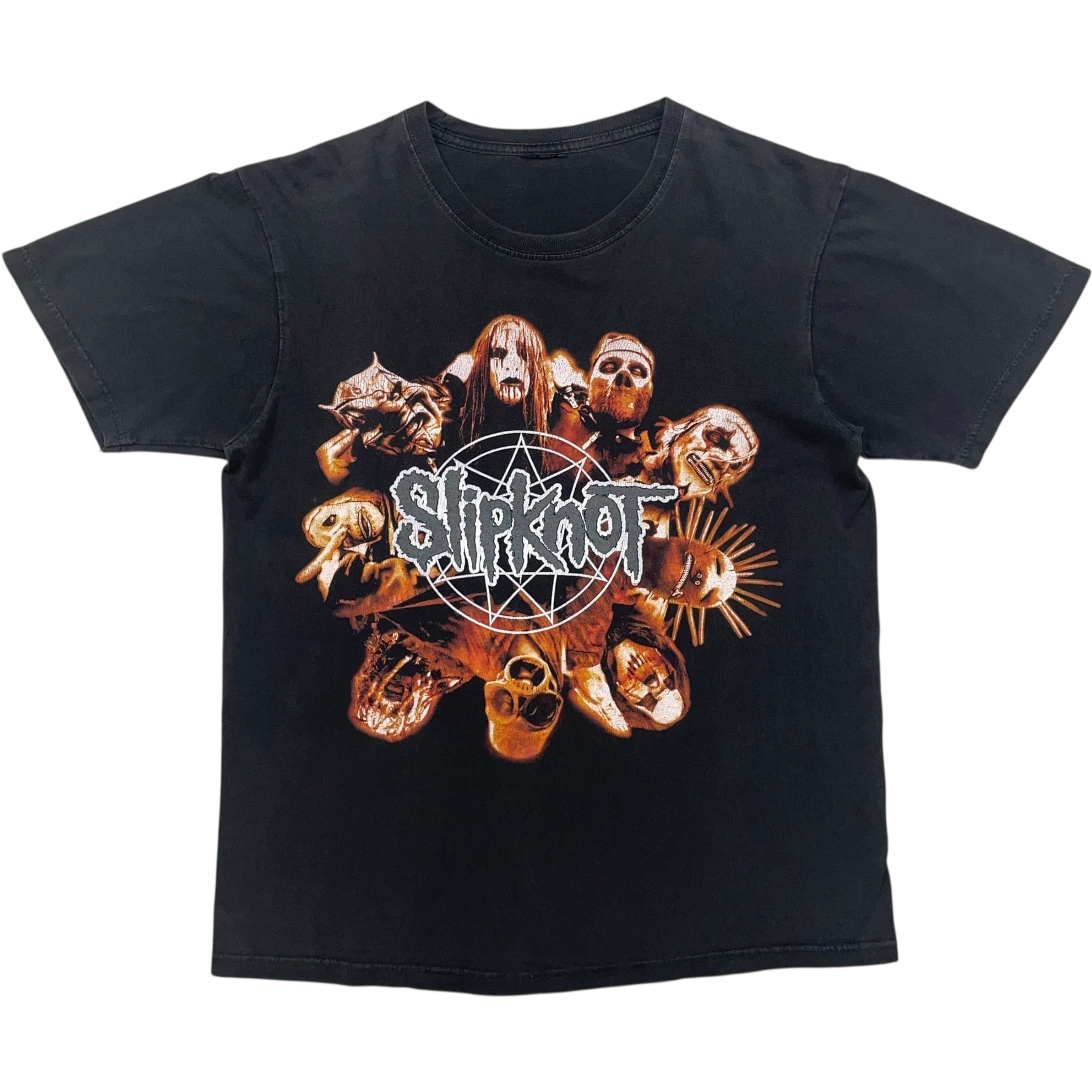《M》 Slipknot スリップノット バンドTシャツ 両面プリント ブラック no.8035