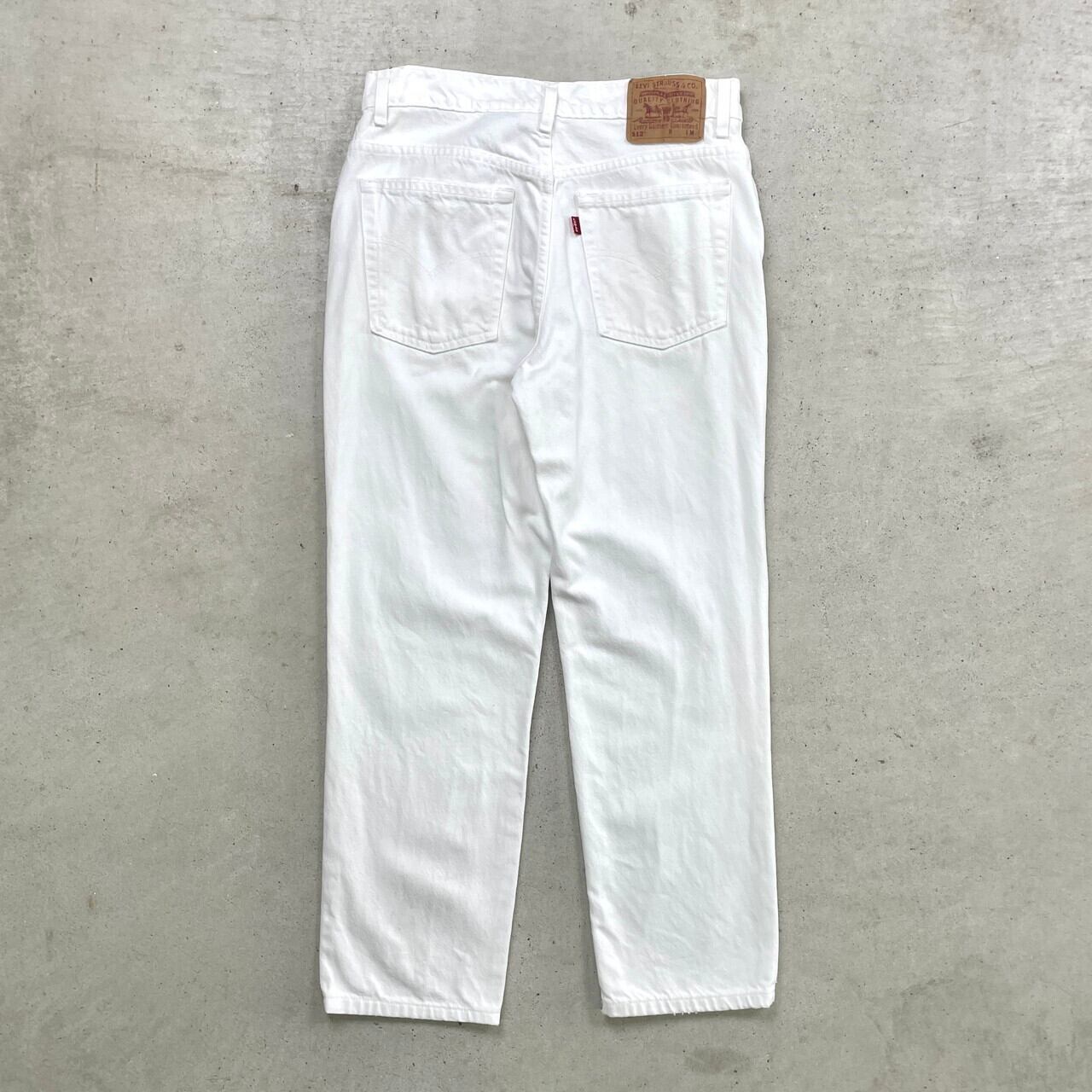 90年代 Levi's リーバイス 512 ホワイトデニムパンツ テーパード