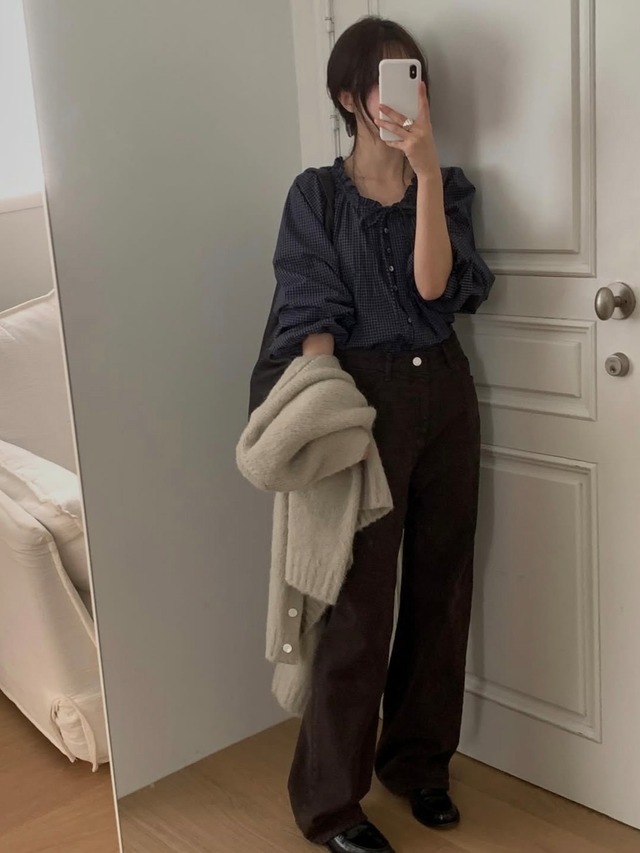 (予約) miel / Melo blouse 2color