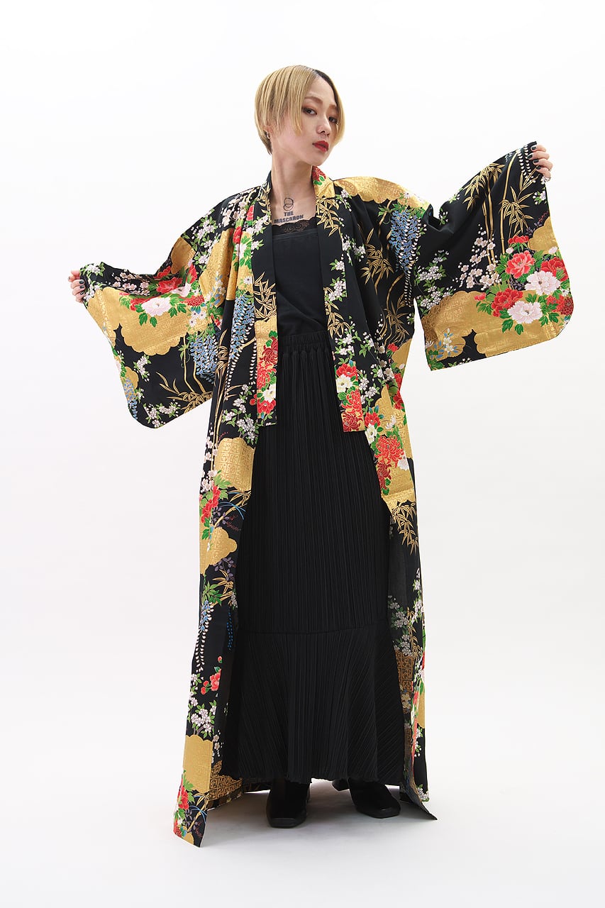 竹牡丹》 KIMONO ローブ【 