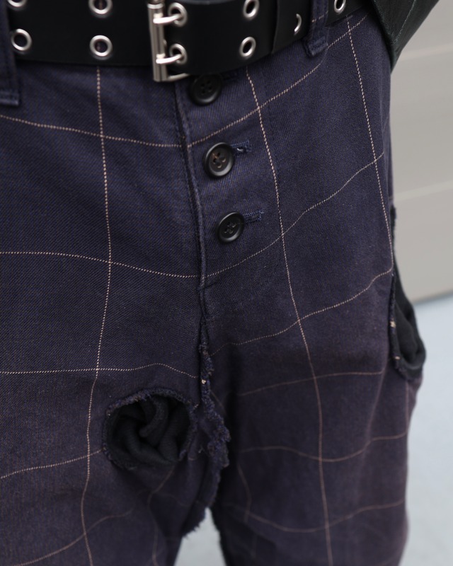 【NEMETH】Balloon silhouette cropped length detailed pants