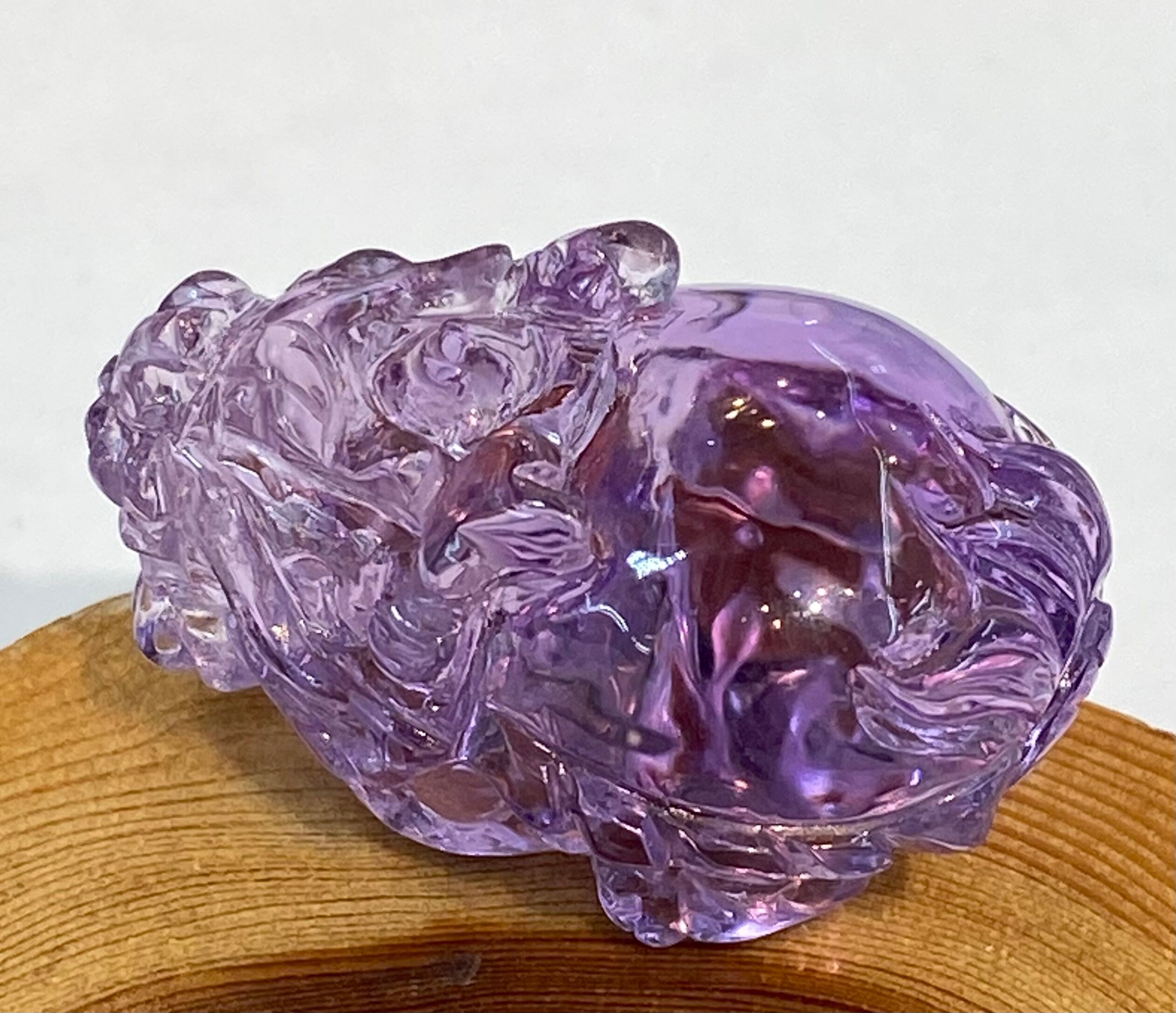 厳選 ナミビア産 宝石質アメジスト 龍亀ロングイ 透明度抜群 | 水晶