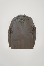 vintage tailored jacket-graybeige