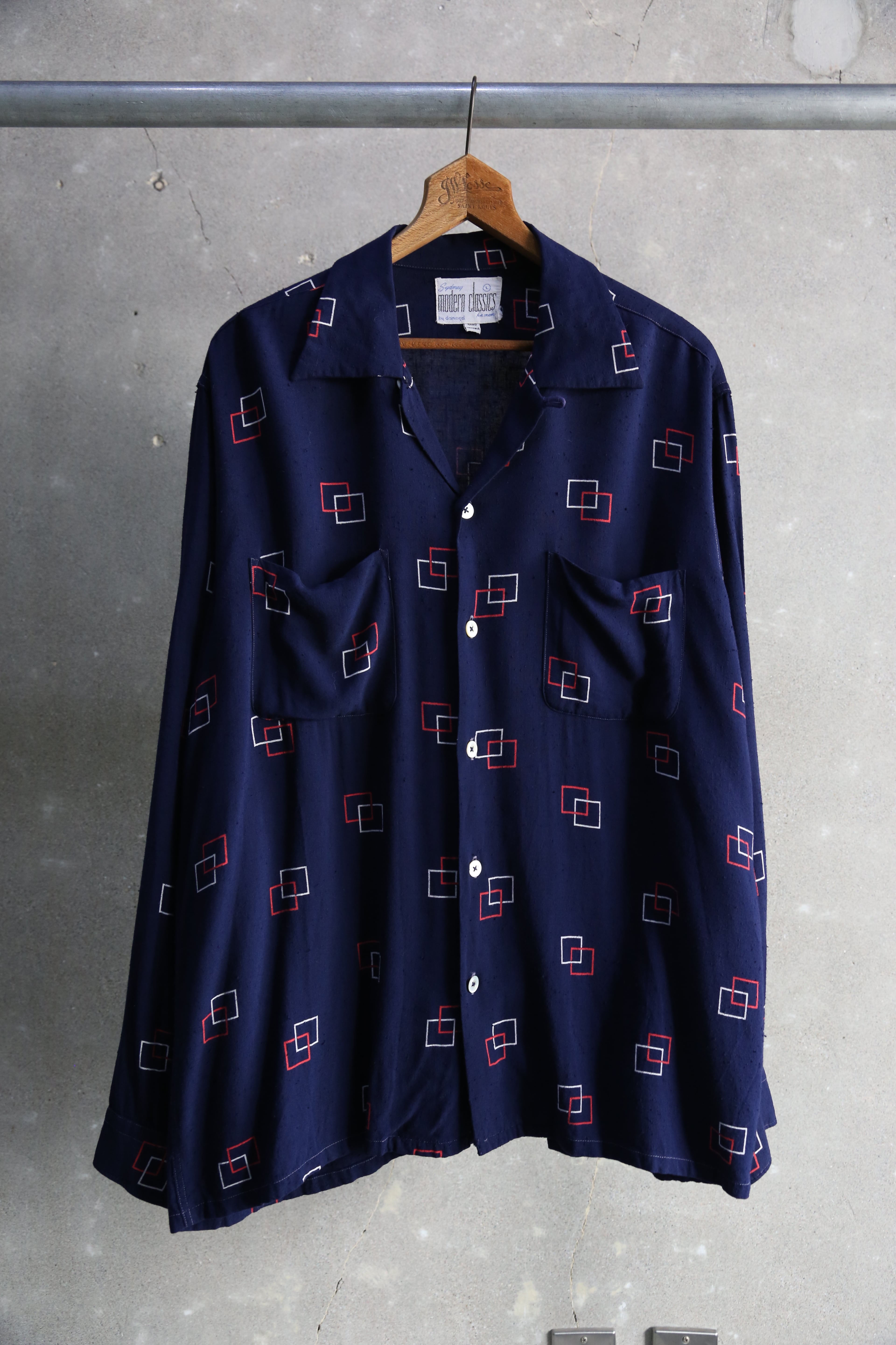70s【Pendleton】Wool Open Collar Shirt USA製 | the Holic vintage