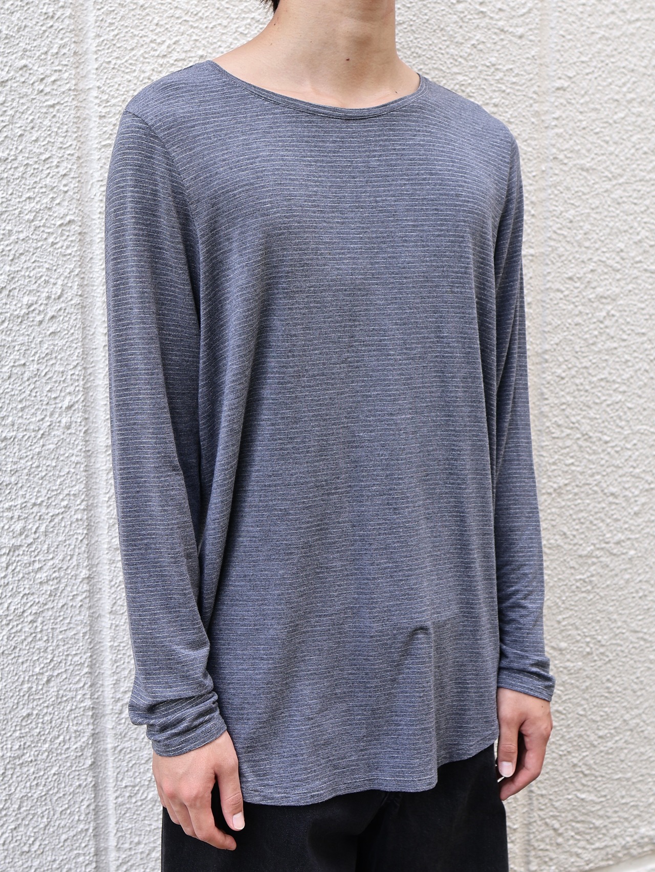 glitter border long sleeve top