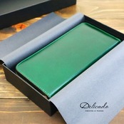 レーデルオガワ コードバン 長財布 グリーン
