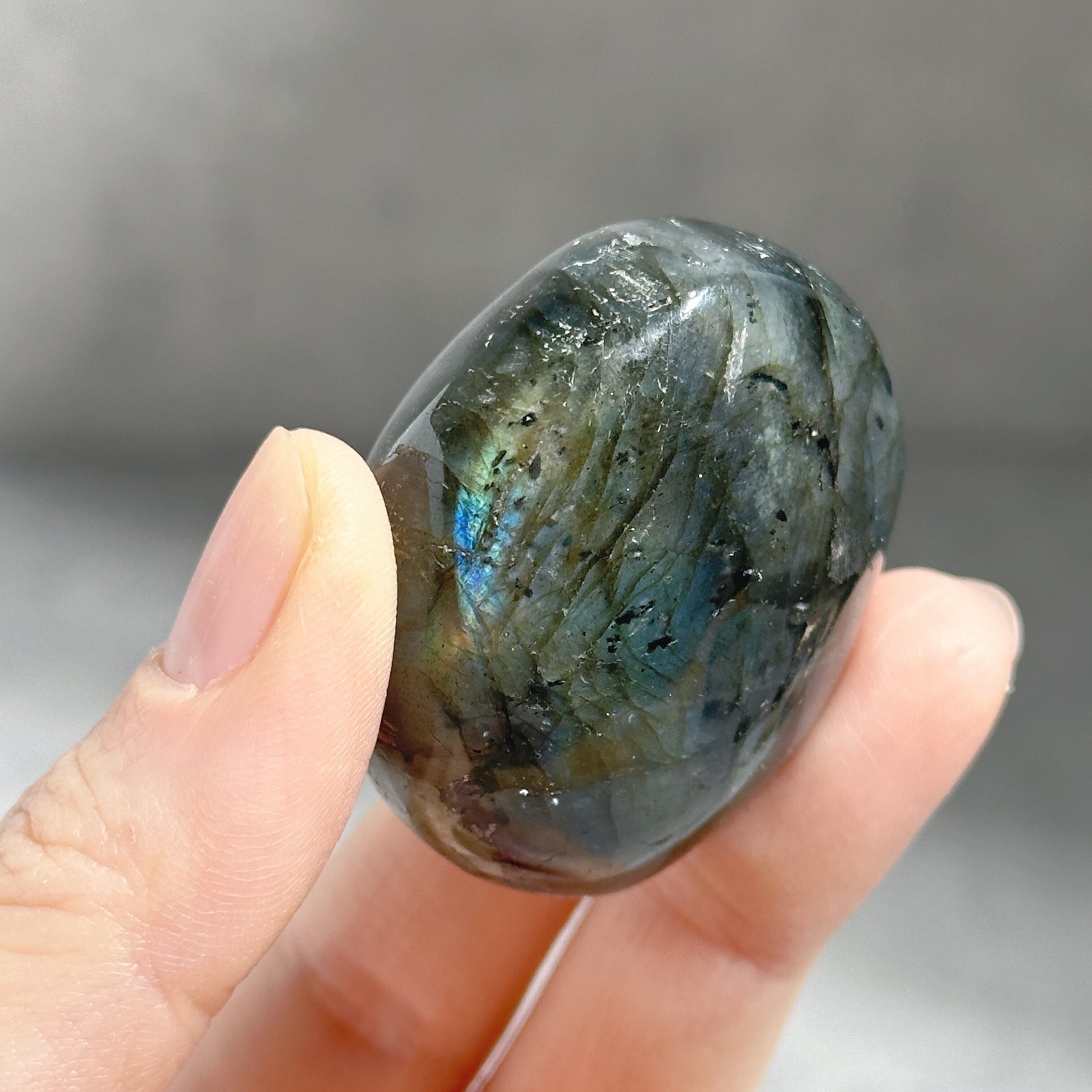 ラブラドライト パームストーン23◇ Labradorite palm stone ◇天然石