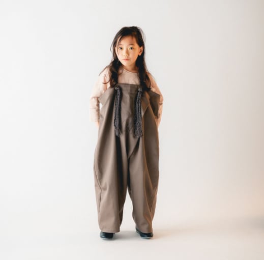 nunuforme(ヌヌフォルム)/ ロープサロペット / Brown / 95〜145cm | crecer powered by BASE