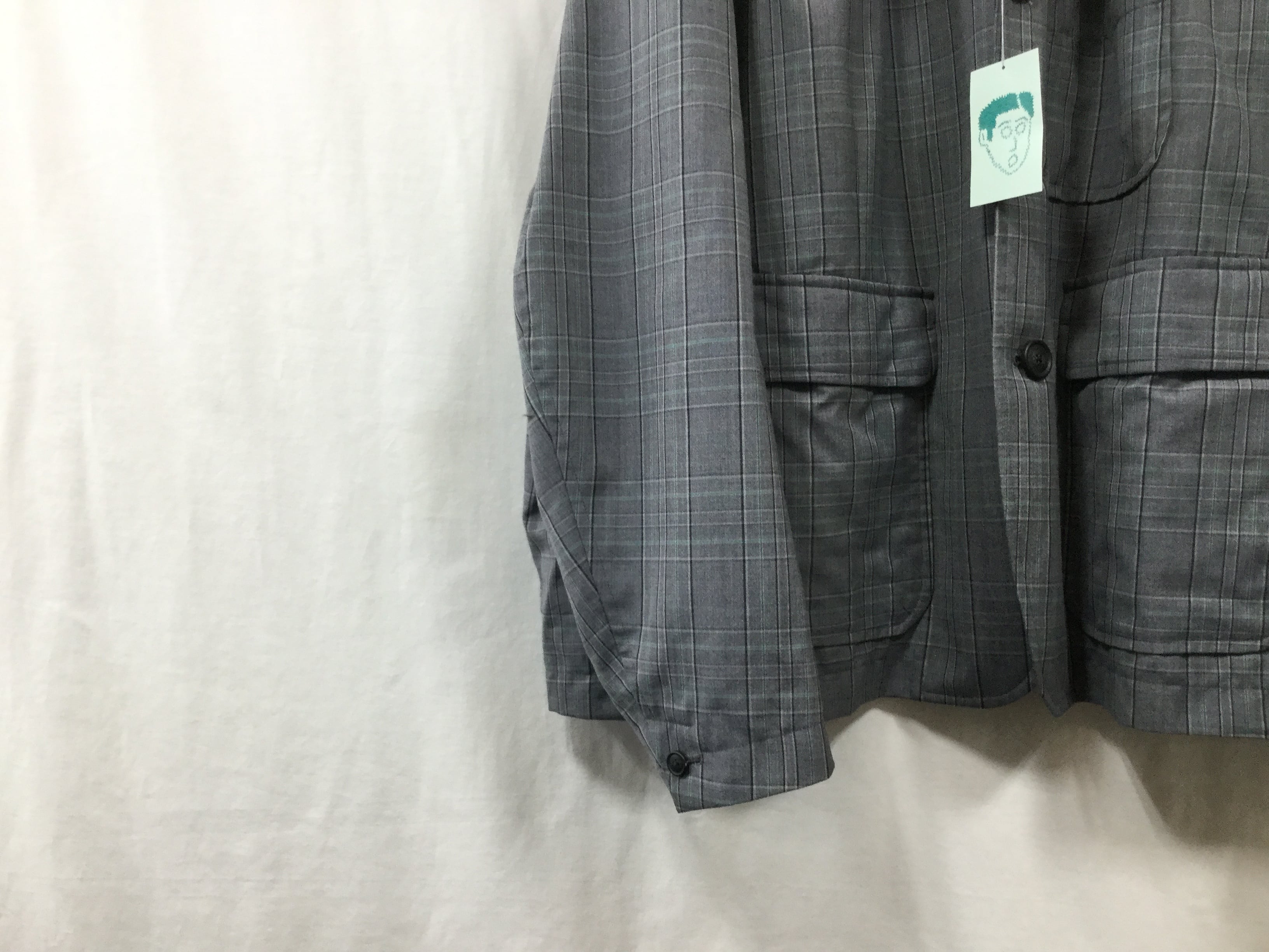 HOMELESS TAILOR”SAMO JACKET GRAY CH” | Lapel online store